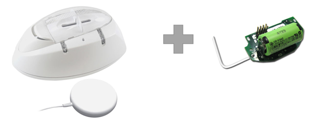 Dodatna oprema za prenos signala alarma, ki opozori na prisotnost dima in ogljikovega monoksida