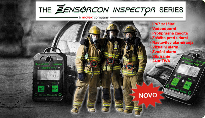 Prenosni merilniki ogljikovega monoksida SENSORCON INDUSTRIAL