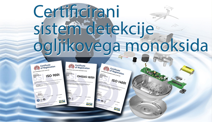 Certificirani in najkakovostnejši detektorji ogljikovega monoksida