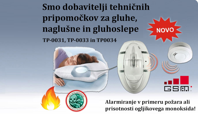 Dodatna oprema za gluhe in naglušne osebe